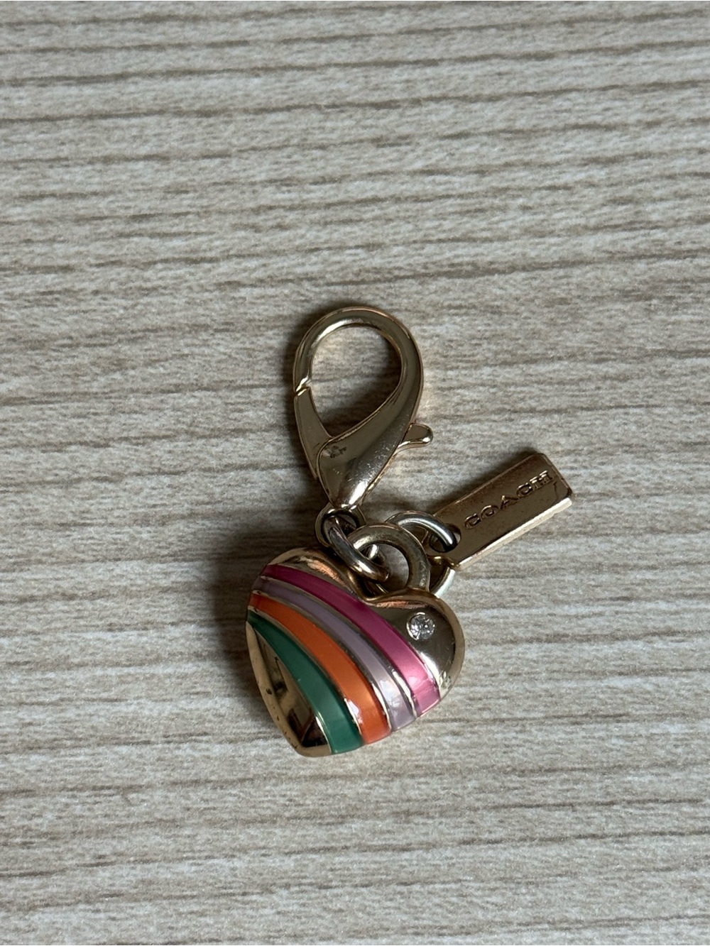 Coach Vintage Heart Charm